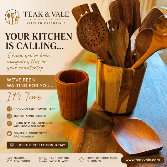 Teak & Vale Artisan Holder and Rest Sets