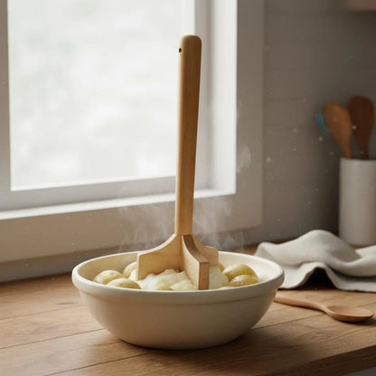 Artisan Teak Wood Masher