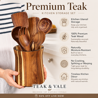 Teak & Vale Artisan Holder and Rest Sets