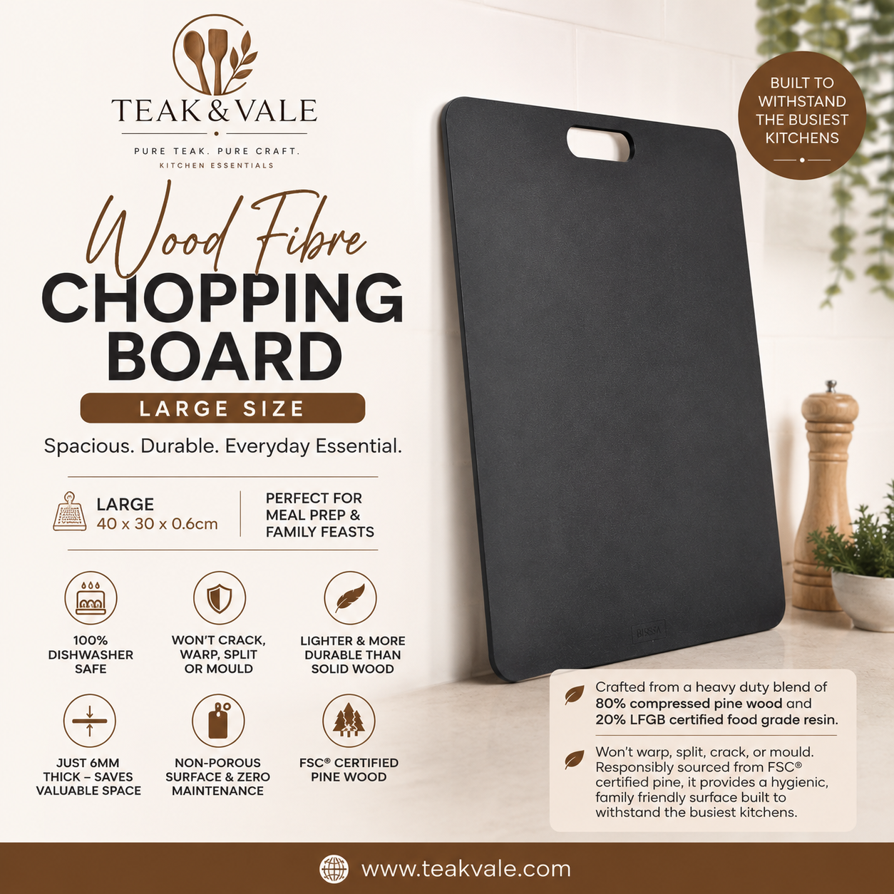Wood Fibre Chopping Board