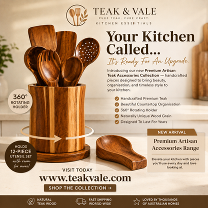 Teak & Vale Artisan Holder and Rest Sets