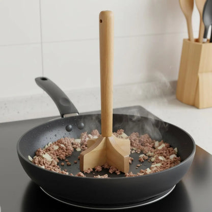 Artisan Teak Wood Masher