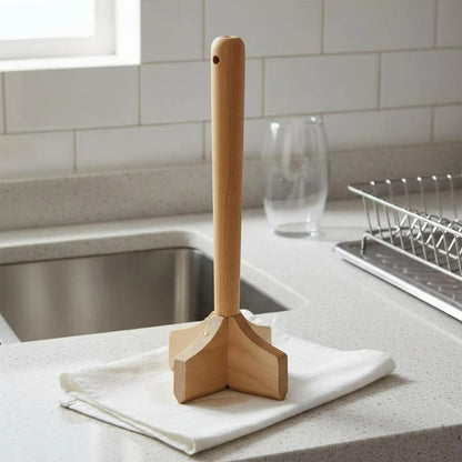 Artisan Teak Wood Masher